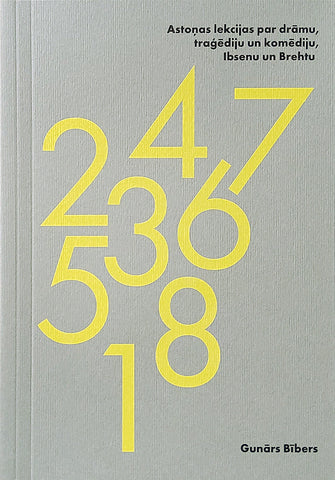 Iznāk Gunāra Bībera “Astoņas lekcijas par drāmu, traģēdiju un komēdiju, Ibsenu un Brehtu”