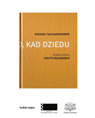 Knuta Skujenieka 85 gadu jubilejā izdota Eiropas tautasdziesmu izlase