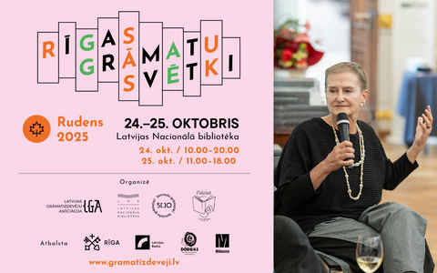 Laimas Slavas autogrāfu stunda Rīgas Grāmatu svētkos!